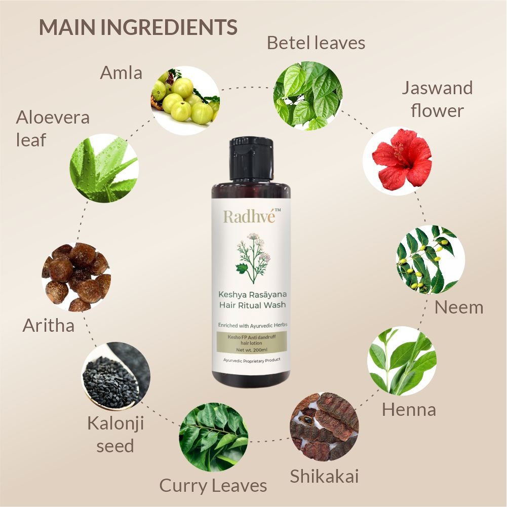 Radhvé Keshya Rasayana Hair Ritual Wash - Image 2
