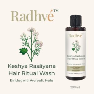 Radhvé Keshya Rasayana Hair Ritual Wash — Ayurvedic shampoo